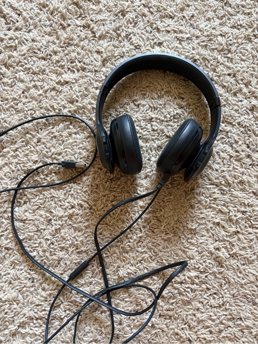 JBL Black Wired On-Ear Headphones